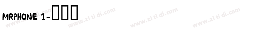 MRPHONE 1字体转换